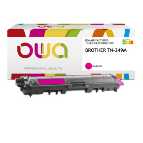 OWA Armor toner kompatibilný s Brother TN-249M, 4000st, červená/magenta OWA Armor toner kompatibilný s Brother TN-249M, 4000st, červená/magenta