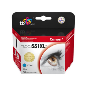 Ink. kazeta TB komp. s Canon CLI-551XL,6444B001 CY Ink. kazeta TB komp. s Canon CLI-551XL,6444B001 CY
