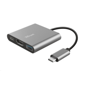 Adaptér TRUST DALYX, 3 v 1, USB-C Adaptér TRUST DALYX, 3 v 1, USB-C