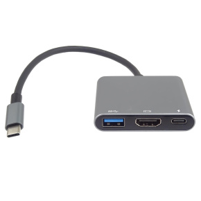 PremiumCord Adaptér USB-C na HDMI + USB3.0 + PD, rozlišení 4K a FULL HD 1080p PremiumCord Adaptér USB-C na HDMI + USB3.0 + PD, rozlišení 4K a FULL HD 1080p