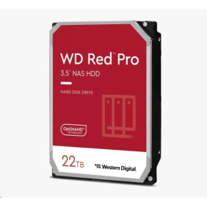 WD Red Pro/22TB/HDD/3.5"/SATA/7200 RPM/5R WD Red Pro/22TB/HDD/3.5"/SATA/7200 RPM/5R