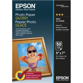 EPSON Photo Paper Glossy 13x18cm 50 listov EPSON Photo Paper Glossy 13x18cm 50 listov
