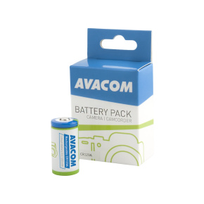 Nabíjacia fotobatéria Avacom CR123A 3V 450mAh 1.4Wh Nabíjacia fotobatéria Avacom CR123A 3V 450mAh 1.4Wh