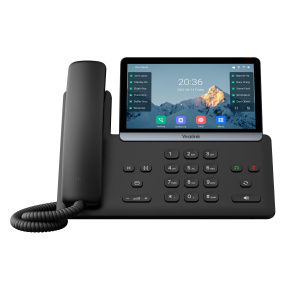 Yealink SIP-T77U SIP telefón, PoE, 16 SIP účtov, 7" bar. LCD, GigE, 2x USB