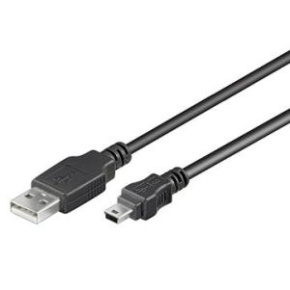 PremiumCord Kábel mini USB, A-B, 5pinov, 1m