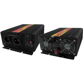 Menič napätia Carspa CAR2KU-12 12V/230V+USB 2000W, modifikovaná sínus
