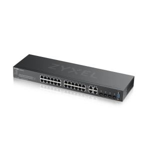 ZYXEL GS2220-28,24-port GbE L2 Switch, 1 GbE Uplink ZYXEL GS2220-28,24-port GbE L2 Switch, 1 GbE Uplink