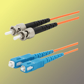 Optický patchkábel duplex ST-SC, 62,5/125 um MM, 2m, OM1