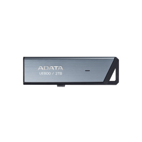 ADATA UE800/2TB/USB 3.2/USB-C/Strieborná