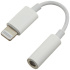 PremiumCord Apple Lightning audio redukčný kábel na 3.5 mm stereo jack/female, biely