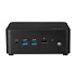 MSI PC Cubi NUC 1MG-244BEU, Core 3 100U, N/A, N/A, N/A, No OS, Black