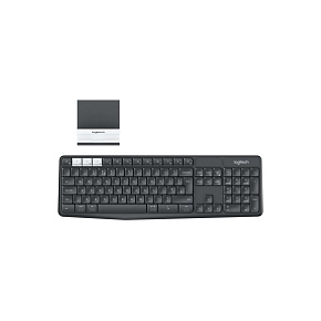 Logitech K375s/Bezdrôtová USB + Bluetooth/US layout/Čierna