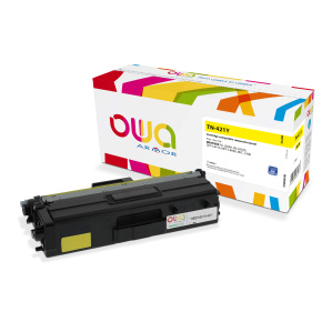 OWA Armor toner kompatibilný s Brother TN-421Y, 1800st, žltá/yellow OWA Armor toner kompatibilný s Brother TN-421Y, 1800st, žltá/yellow
