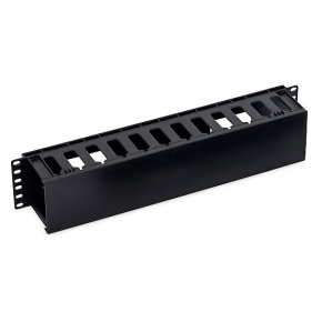 19' vyväzovací panel 2U plastový RAL9005 19' vyväzovací panel 2U plastový RAL9005