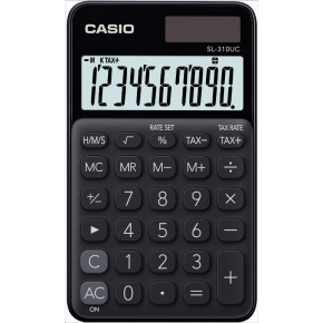 CASIO kalkulačka SL 310UC BK , Kapesní kalkulátor, blistr CASIO kalkulačka SL 310UC BK , Kapesní kalkulátor, blistr