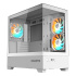 GIGABYTE C201 PANORAMIC ICE/Midi Tower/Transpar./Biela