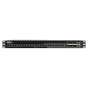 QNAP riadený switch QSW-M7230-2X4F24T (24x 10GbE port, 4x 25Gb port, 2x 100Gb port) QNAP riadený switch QSW-M7230-2X4F24T (24x 10GbE port, 4x 25Gb port, 2x 100Gb port)