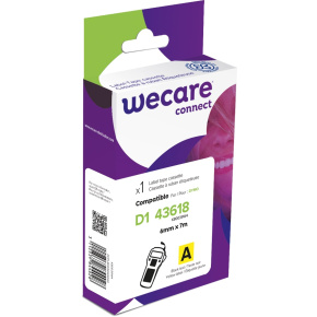 WECARE ARMOR páska kompatibilná s DYMO S0720790,Black/Yellow,6MM*7M WECARE ARMOR páska kompatibilná s DYMO S0720790,Black/Yellow,6MM*7M