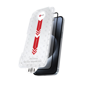 ER POWER Ochranné sklo FC iPhone 16 6,1" Easy Install