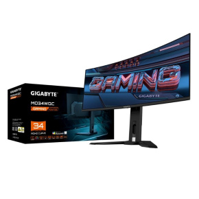 GIGABYTE LCD - 34" Gaming monitor MO34WQC, OLED, 3440 x 1440 WQHD, 175Hz, 1.5M:1, 250cd/m2, 0.03ms, 2xHDMI, 1xDP GIGABYTE LCD - 34" Gaming monitor MO34WQC, OLED, 3440 x 1440 WQHD, 175Hz, 1.5M:1, 250cd/m2, 0.03ms, 2xHDMI, 1xDP