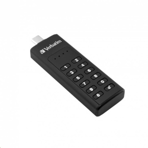 VERBATIM USB C 3.1 disk 32 GB - klávesnica Secure (R:160/W:130 MB/s) GDPR VERBATIM USB C 3.1 disk 32 GB - klávesnica Secure (R:160/W:130 MB/s) GDPR