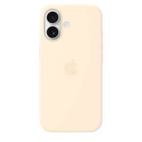 iPhone 17 Silicone Case with MagSafe – Vanilla