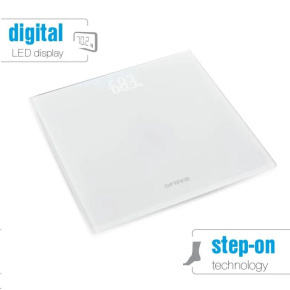 BAZAR - Orava osobní digitální váha, do 180 kg, LED displej, automatické zapnutí dotykem chodidla - Poškozený obal (Komp BAZAR - Orava osobní digitální váha, do 180 kg, LED displej, automatické zapnutí dotykem chodidla - Poškozený obal (Komp