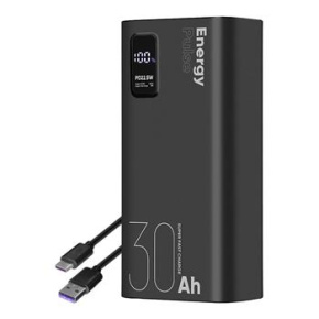 OBAL:ME EnergyPulse Powerbanka 30000mAh 22.5W Black OBAL:ME EnergyPulse Powerbanka 30000mAh 22.5W Black