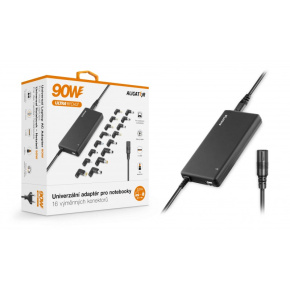 Univerzálny adaptér pre notebooky so 16 výmennými konektormi a USB, 90W Univerzálny adaptér pre notebooky so 16 výmennými konektormi a USB, 90W