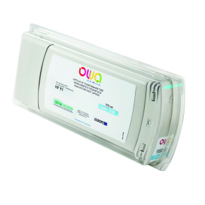 OWA Armor ink-jet kompatibilný HP DJ Z6100 light cyan, 775ml, kom.s C9470A OWA Armor ink-jet kompatibilný HP DJ Z6100 light cyan, 775ml, kom.s C9470A