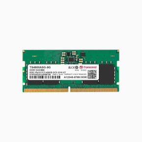 TRANSCEND SODIMM DDR5 8GB 4800MHz JM 1Rx16 1Gx16 CL40 1.1V TRANSCEND SODIMM DDR5 8GB 4800MHz JM 1Rx16 1Gx16 CL40 1.1V