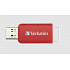 VERBATIM Flash disk 16GB DataBar USB 2.0 Disk, červený