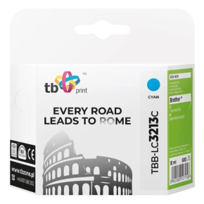 Ink. kazeta TB kompat. s Brother TBB-LC3213C CY Ink. kazeta TB kompat. s Brother TBB-LC3213C CY