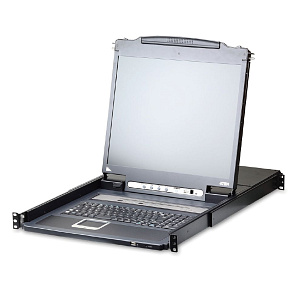 ATEN 16-Port KVM PS/2+USB, OSD, rack, 17" LED LCD, ATEN 16-Port KVM PS/2+USB, OSD, rack, 17" LED LCD,