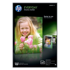 HP Everyday Glossy Photo Paper-100 sht/10 x 15 cm, 200 g/m2, CR757A HP Everyday Glossy Photo Paper-100 sht/10 x 15 cm, 200 g/m2, CR757A