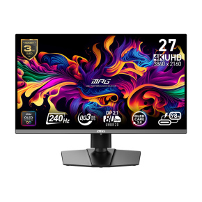 MSI MPG/272URX/26,5"/QD-OLED/4K UHD/240Hz/0,03ms/Čierna/3R