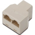 PremiumCord Rozdvojka 8/8F - 2x8/8F - Rozdvojka konektoru RJ45 na kabel - Konektory RJ45 8/8 Female - 2x 8/8 Female Produkt nenahrazuje síťový switch. Pro získání více přípojných míst do počítačové sítě ethernet je nutné použít aktivní prvek, např pod kódem: I-SW 5D