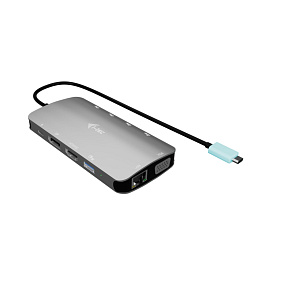 i-tec USB-C Metal Nano 3x Display (DP, HDMI a VGA) Docking Station, Power Delivery 100W i-tec USB-C Metal Nano 3x Display (DP, HDMI a VGA) Docking Station, Power Delivery 100W