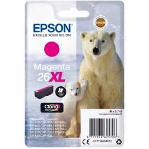 Epson Singlepack Magenta 26XL Claria Premium Ink Epson Singlepack Magenta 26XL Claria Premium Ink