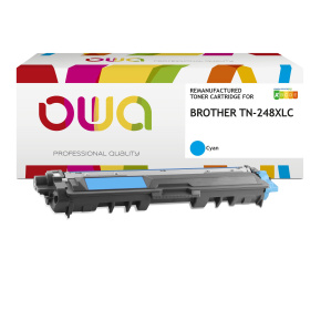 OWA Armor toner kompatibilný s Brother TN-248XL C, 2300st, modrá/cyan