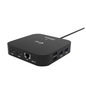 i-tec USB-C Dual HDMI Docking Station, Power Delivery 100W