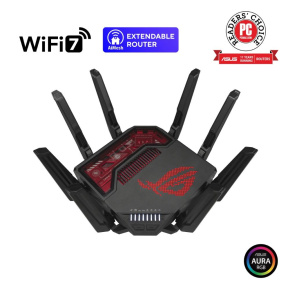 ASUS Herní Router ROG Rapture GT-BE19000, 3-pásmový WiFi7 Router, 2x WAN, 4x LAN, AiMesh ASUS Herní Router ROG Rapture GT-BE19000, 3-pásmový WiFi7 Router, 2x WAN, 4x LAN, AiMesh