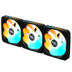 GIGABYTE ventilátor EZ CHAIN RVS FAN 3-PACK, 3x120mm, černá GIGABYTE ventilátor EZ CHAIN RVS FAN 3-PACK, 3x120mm, černá