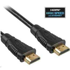 Vysokorýchlostný kábel HDMI + Ethernet PremiumCord, pozlátené konektory, 1 m Vysokorýchlostný kábel HDMI + Ethernet PremiumCord, pozlátené konektory, 1 m