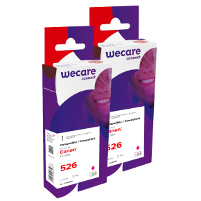 WECARE ARMOR sada ink kompatibilná s CANON CLI526M 2x10,5 ml, červená, CLI-526 M WECARE ARMOR sada ink kompatibilná s CANON CLI526M 2x10,5 ml, červená, CLI-526 M