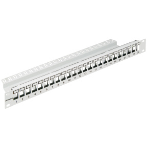 19" patchpanel pre 24 modulu SFA/SFB, neosadený, 1U, RAL 7035
