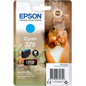 Epson Singlepack Cyan 378 Claria Photo HD Ink Epson Singlepack Cyan 378 Claria Photo HD Ink