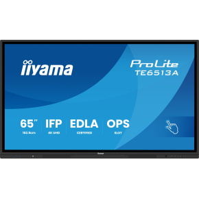 65" iiyama TE6513A-B1AG: IPS, 4K, 40P, EDLÁ