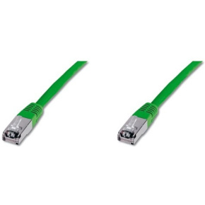 Patchkábel S/FTP, Cat6, 2xRJ45, 2m zelený