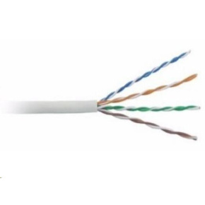 UTP kabel LYNX, Cat5E, drát, PVC, Dca, šedý, 100m UTP kabel LYNX, Cat5E, drát, PVC, Dca, šedý, 100m